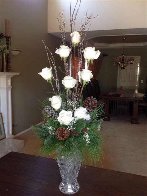 Embracing the Magic of Winter: Tips for creating a winter-inspired arrangement.